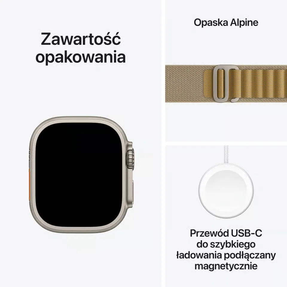 Apple Watch Ultra 2 Cellular 49mm Titanium Case Natural With Tan Alpine Loop L