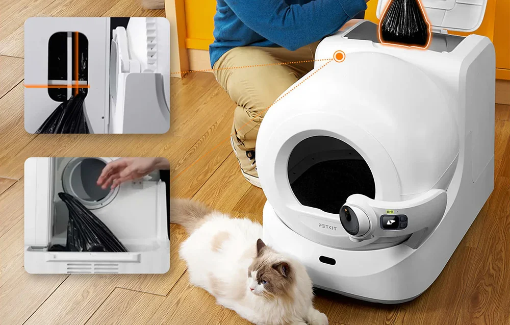 Inteligentna samoczyszcząca kuweta dla kota PetKit Purbot ULTRA z kamerą AI 