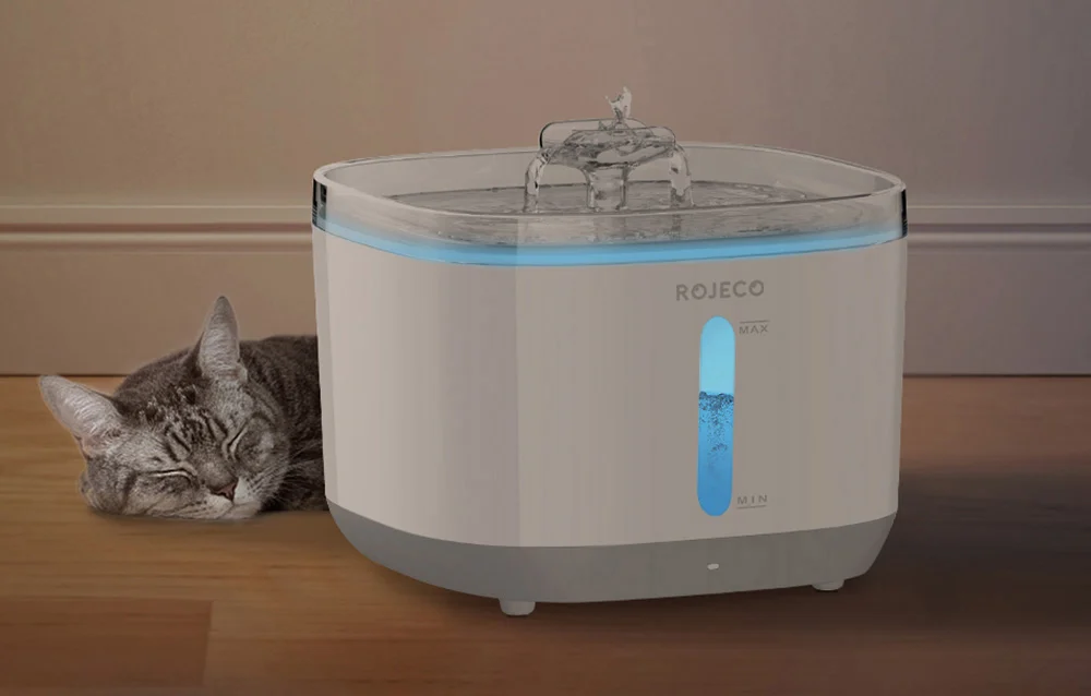 Inteligentna fontanna-poidlo dla zwierzat Rojeco Wireless 2,5L